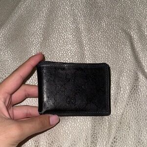 GUCCI Black Leather Wallet
